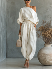 Ariadna | Off-the-Shoulder Two-Piece Set