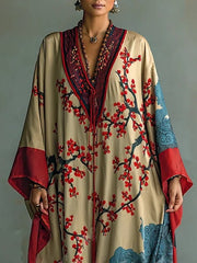 Ursula | Blossom Silk Maxi Dress