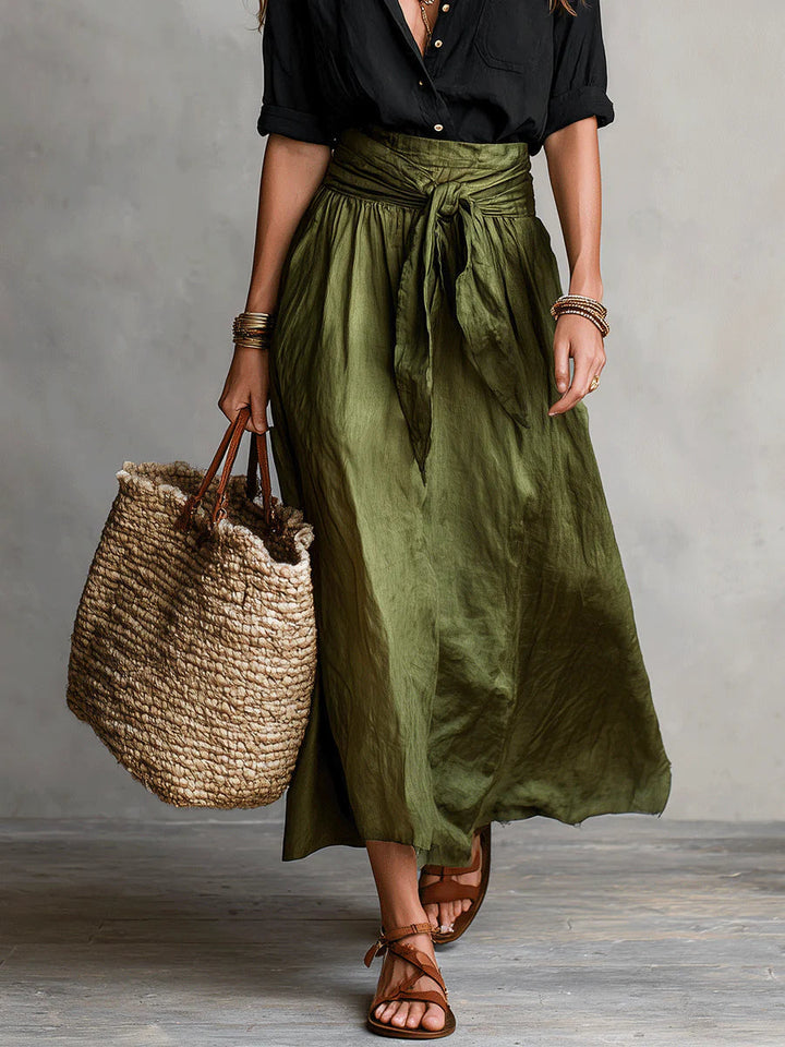 Martina | An elegant, flowing one-shoulder maxi dress