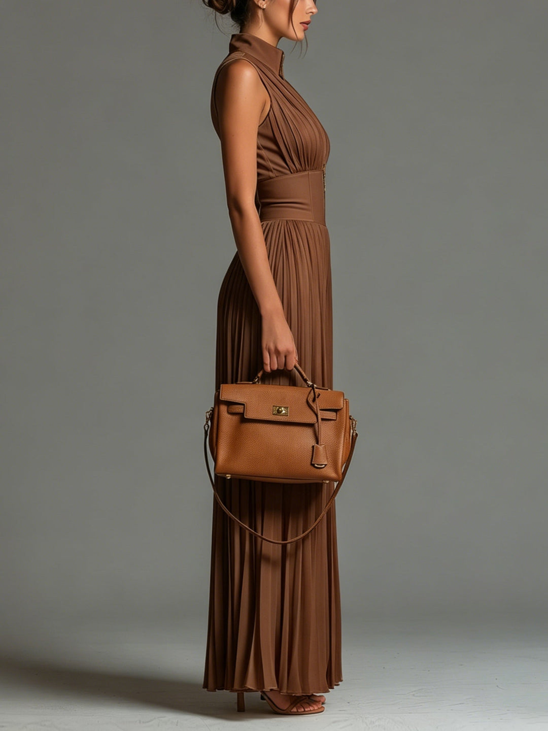 Mirelda | Pleated Wide-Leg Jumpsuit