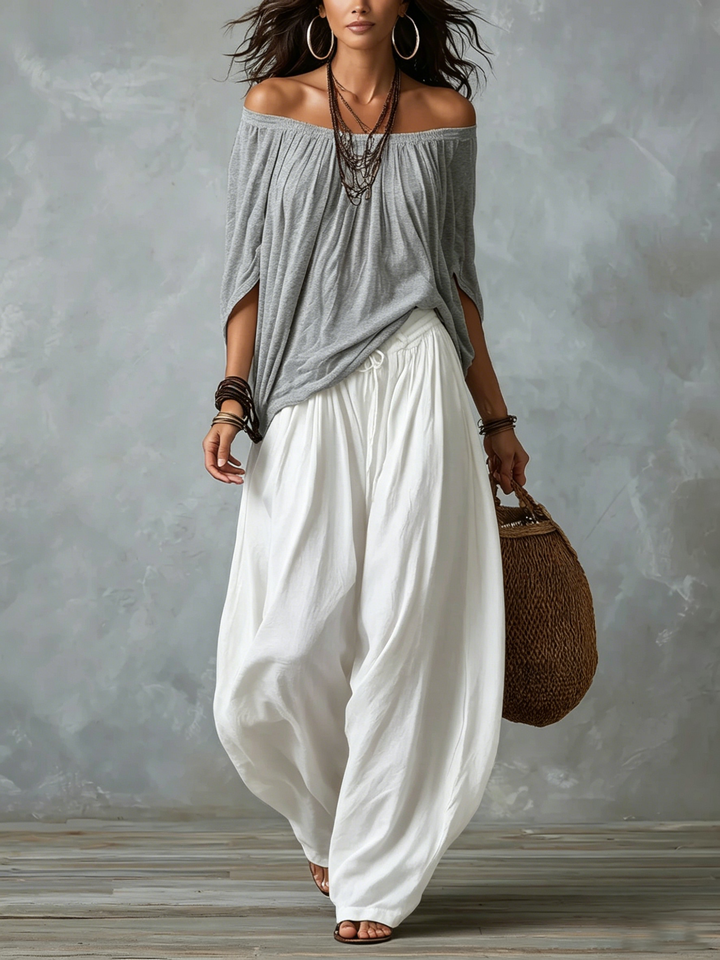 Amara | Off-Shoulder Two Piece Set