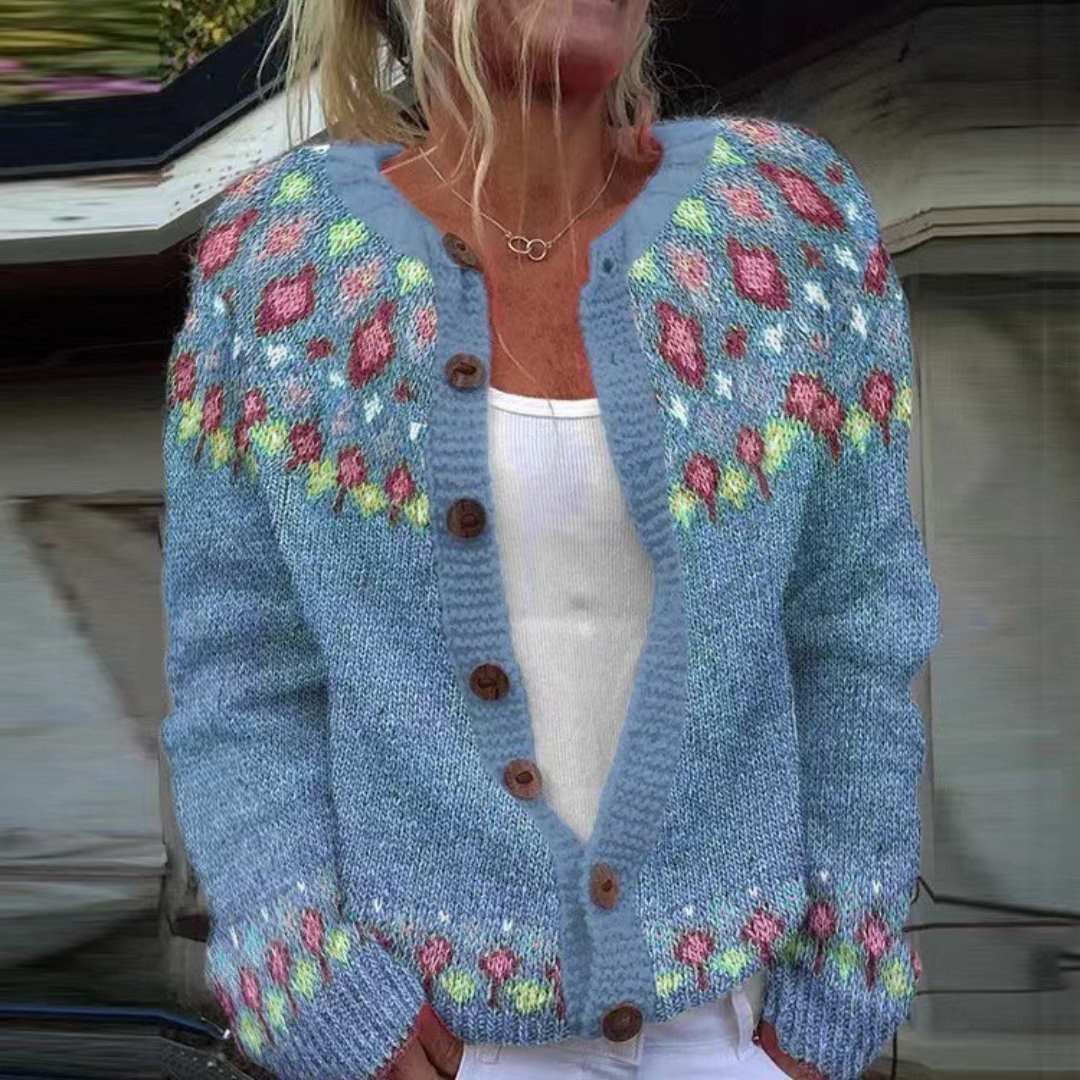 Siri Folk Knit Cardigan