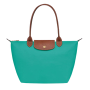 Large Foldable Nylon Bag, Turquoise