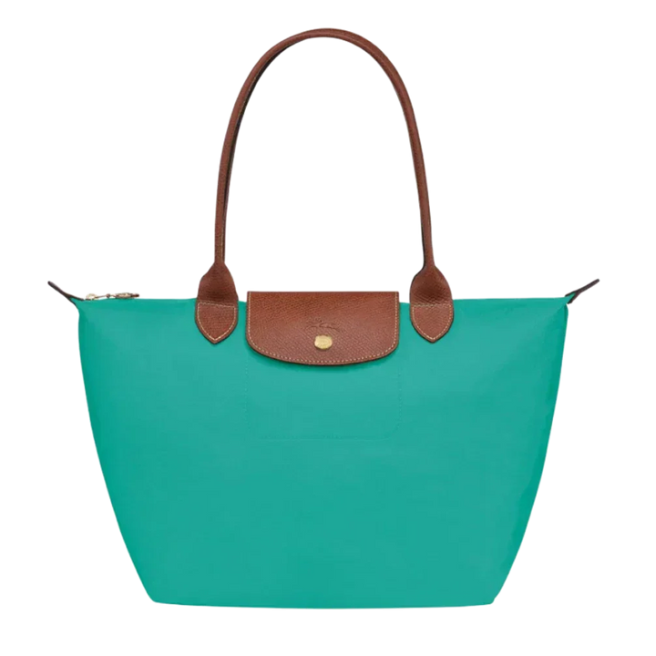 Large Foldable Nylon Bag, Turquoise