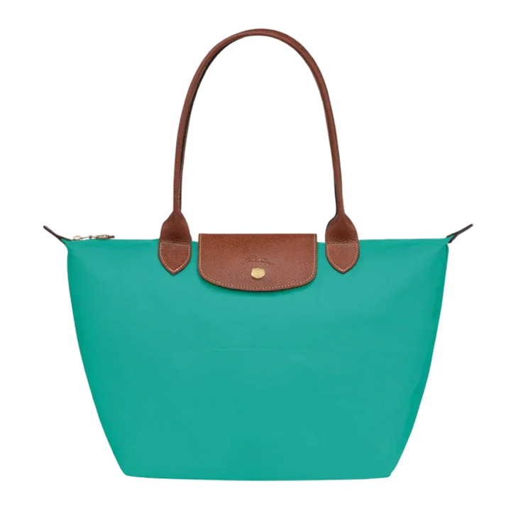 Large Foldable Nylon Bag, Turquoise