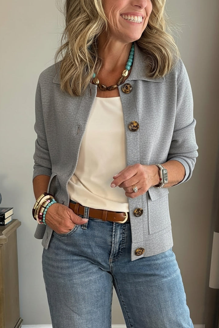 Paxton™ | Lapel Pocket Button-Front Jacket