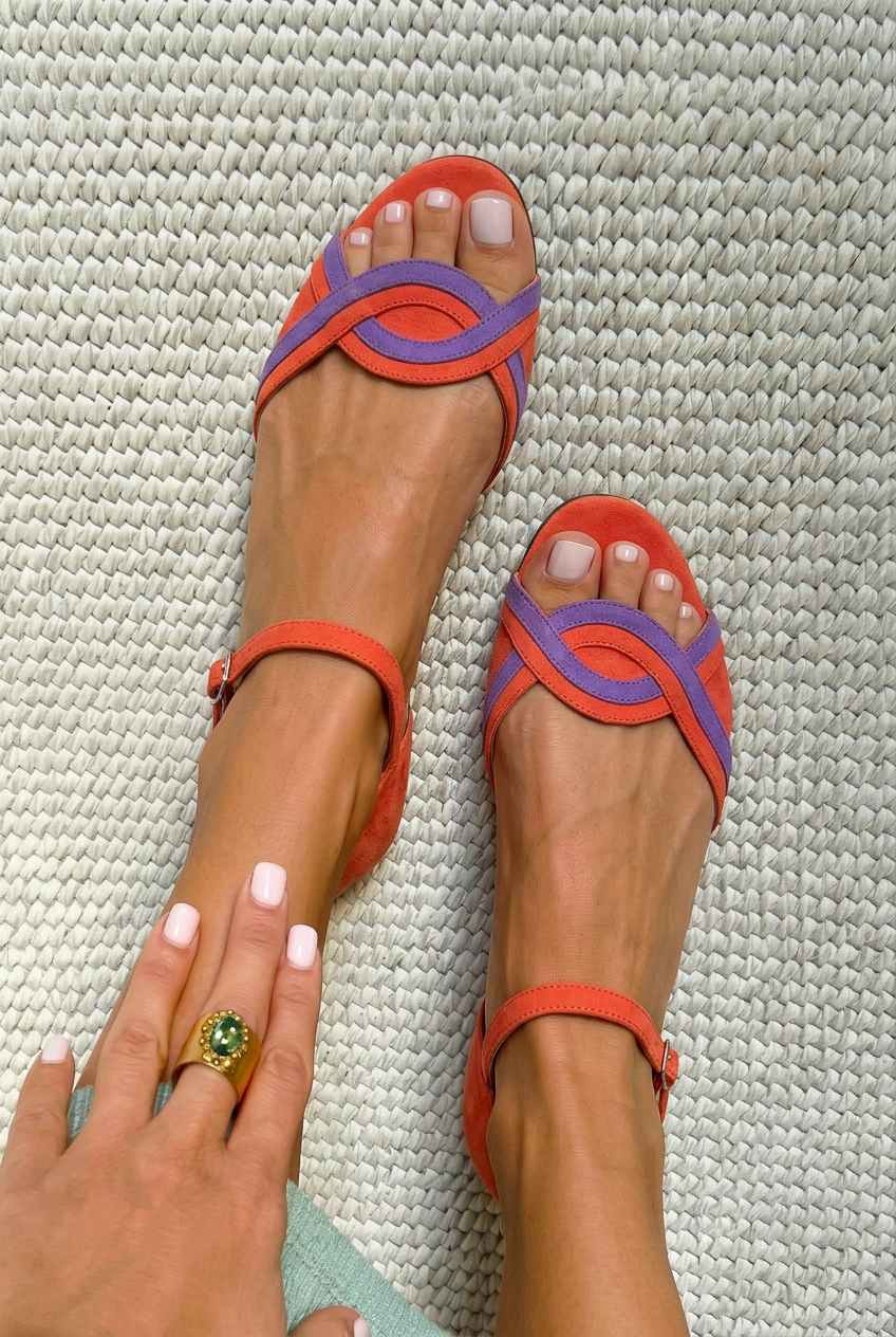 Zandy™ | Women's Interlocking Open-Toe Flat Sandals