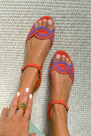 Zandy™ | Women's Interlocking Open-Toe Flat Sandals