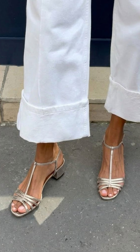 Allegra™ | Women's Metallic-Inspired Sandals