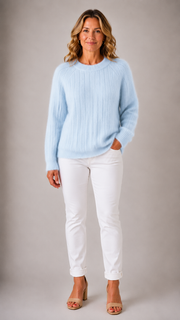 Milana™ | Women's Solid Color Fluffy Sweater