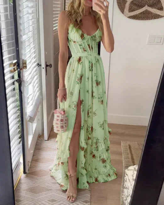 Scarlett™ | Women's Floral V-Neck Dress