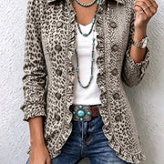 Aurelisse™ | Double-Breasted Ruffle Blazer