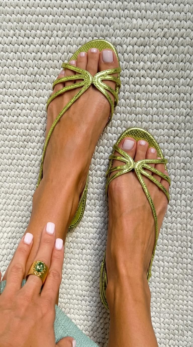 Camille™ | Women's Metallic-Inspired Sandals