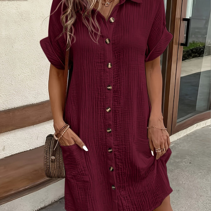 Imogen | Vintage Charm Shirt Dress