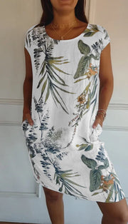 Mila | Women’s Printed Summer Dress with Pockets