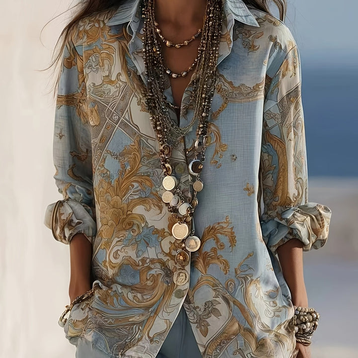 Saskia | Baroque Gilded Shirt