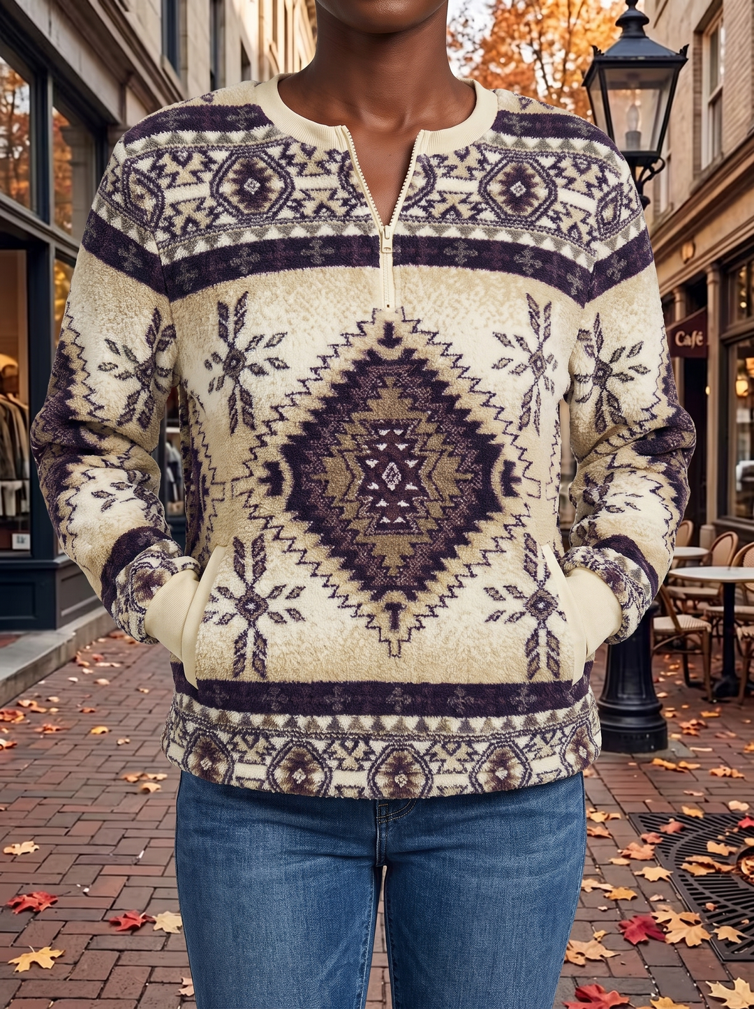 Alterra™ | Aztec Jacquard Sweatshirt