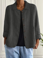 Zelina™ | Women's Button-Front Blouse