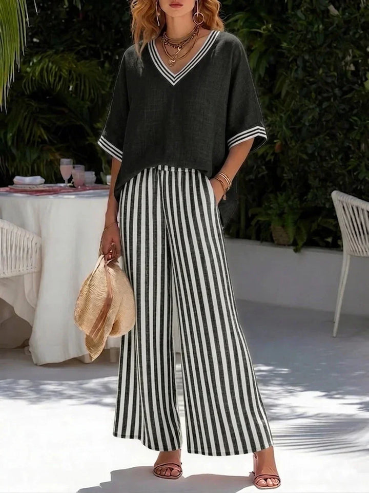 Sienna | A relaxed, striped two-piece set