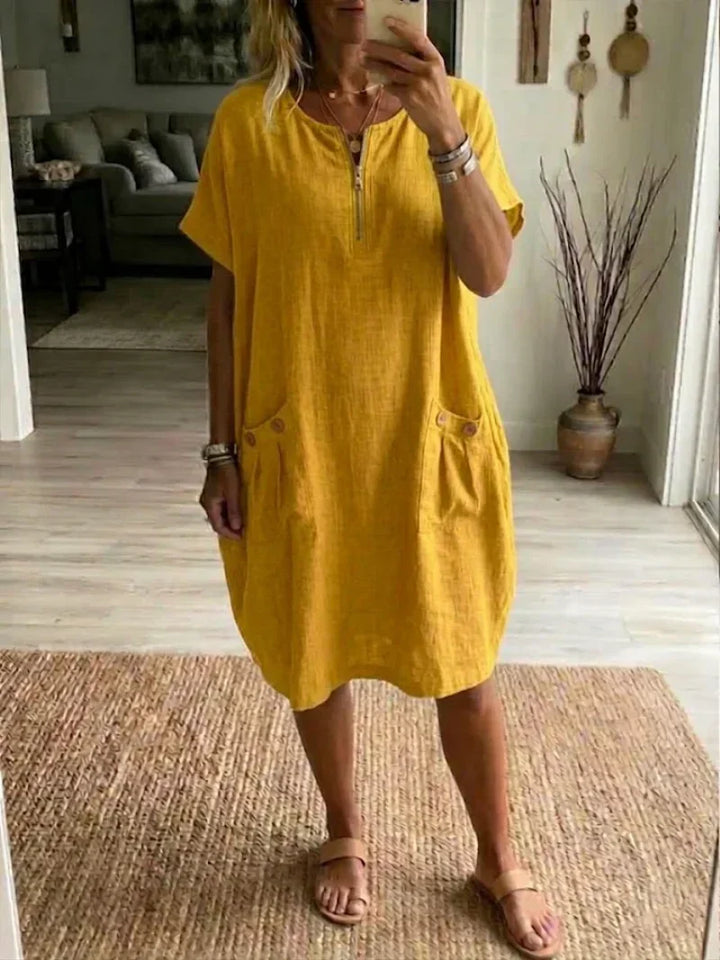 Pascale™ | Women's Zip-Front Maxi Dress