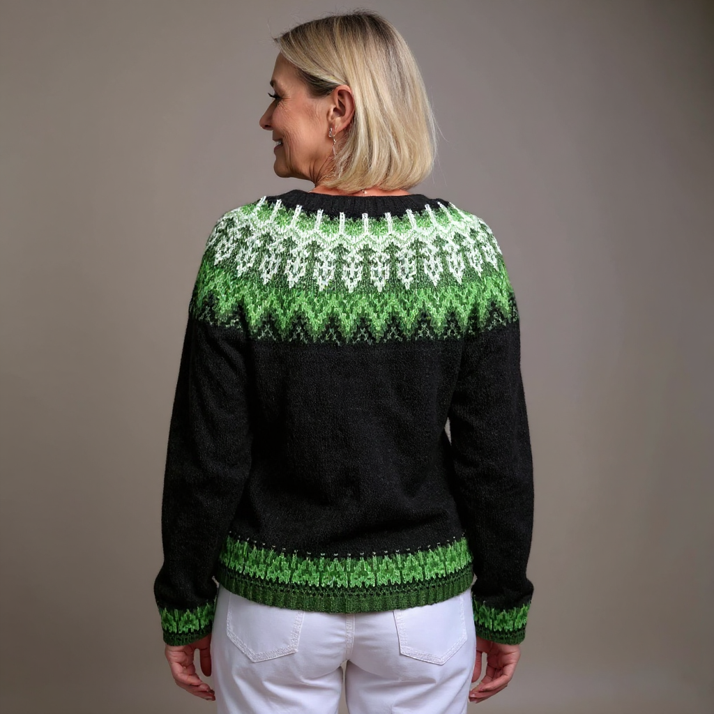 Mira Fair Isle Knit Cardigan