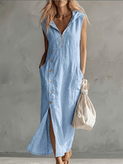 Genevieve | Casual Hooded Dress