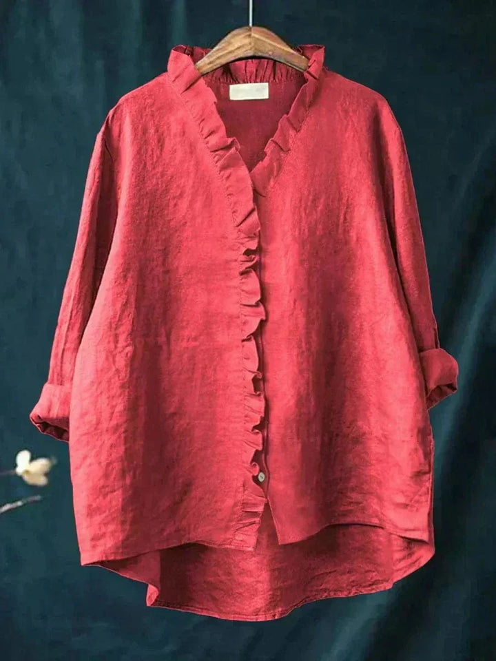 Primrose™ | Women's Ruffle Button-Front Blouse
