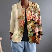Faustina™ | Women's Floral Button-Front Blouse
