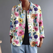 Rosamonde™ | Women's Floral Button-Front Blouse