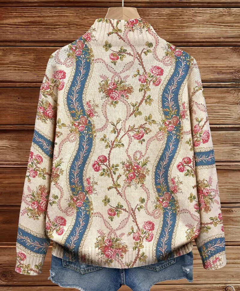 Eulalia™ | Climbing Rose Ribbon Cardigan