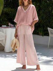 Sienna | A relaxed, striped two-piece set