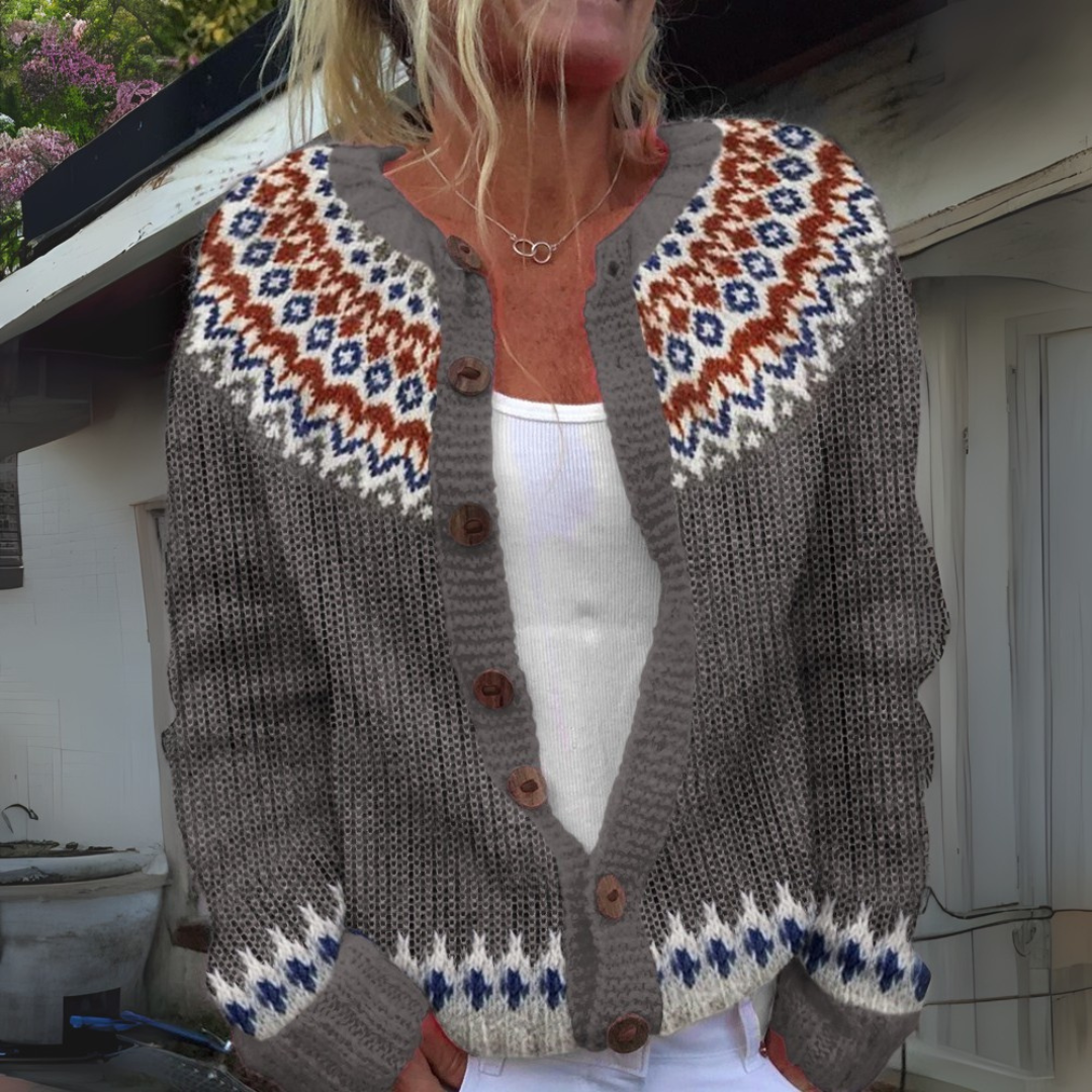 Luna Nordic Knit Cardigan