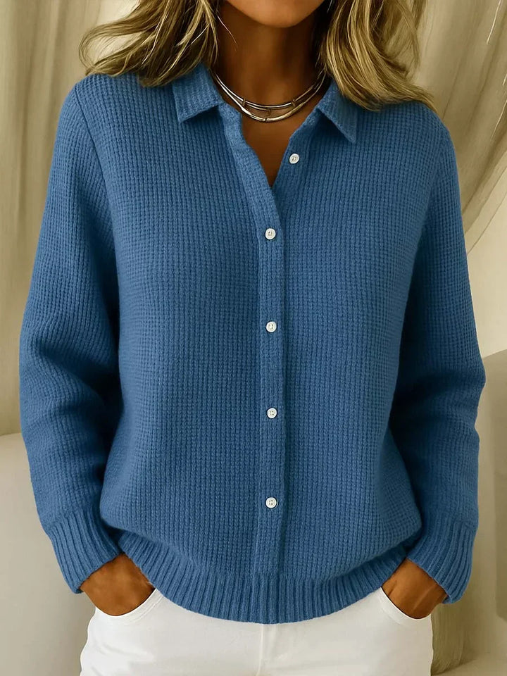 Katrina™ | Textured Knit Button Cardigan
