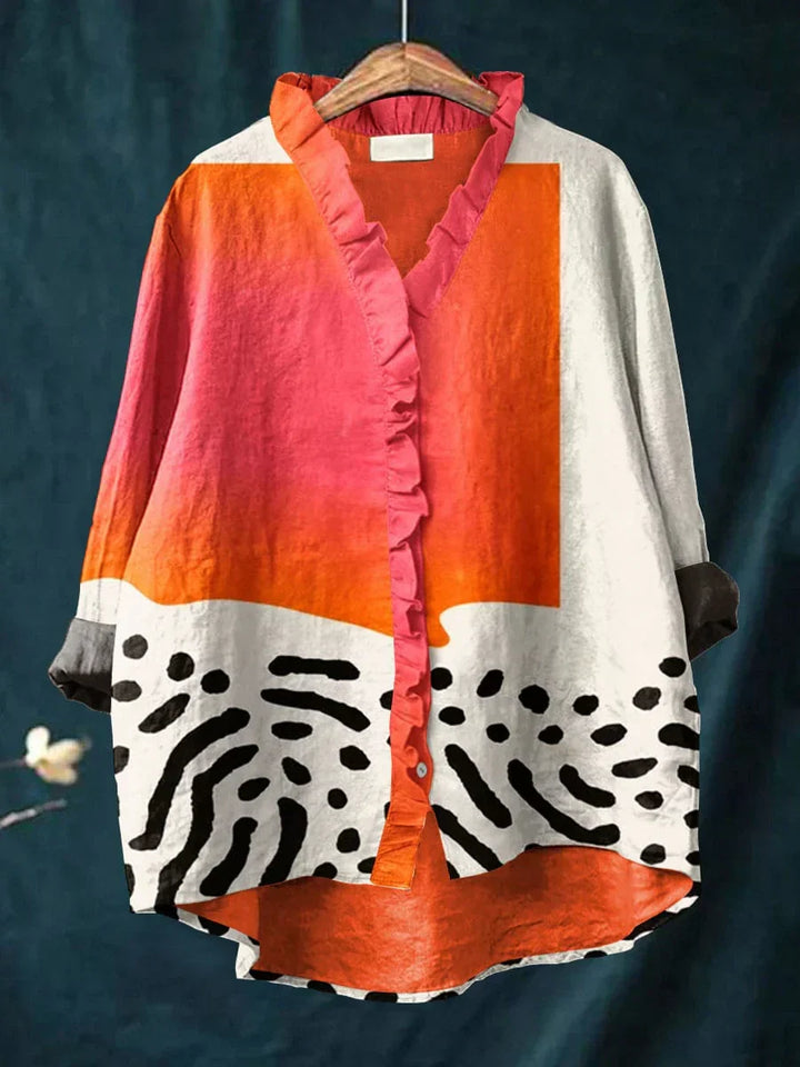 Rowena™ | Women's Artistic Print Blouse