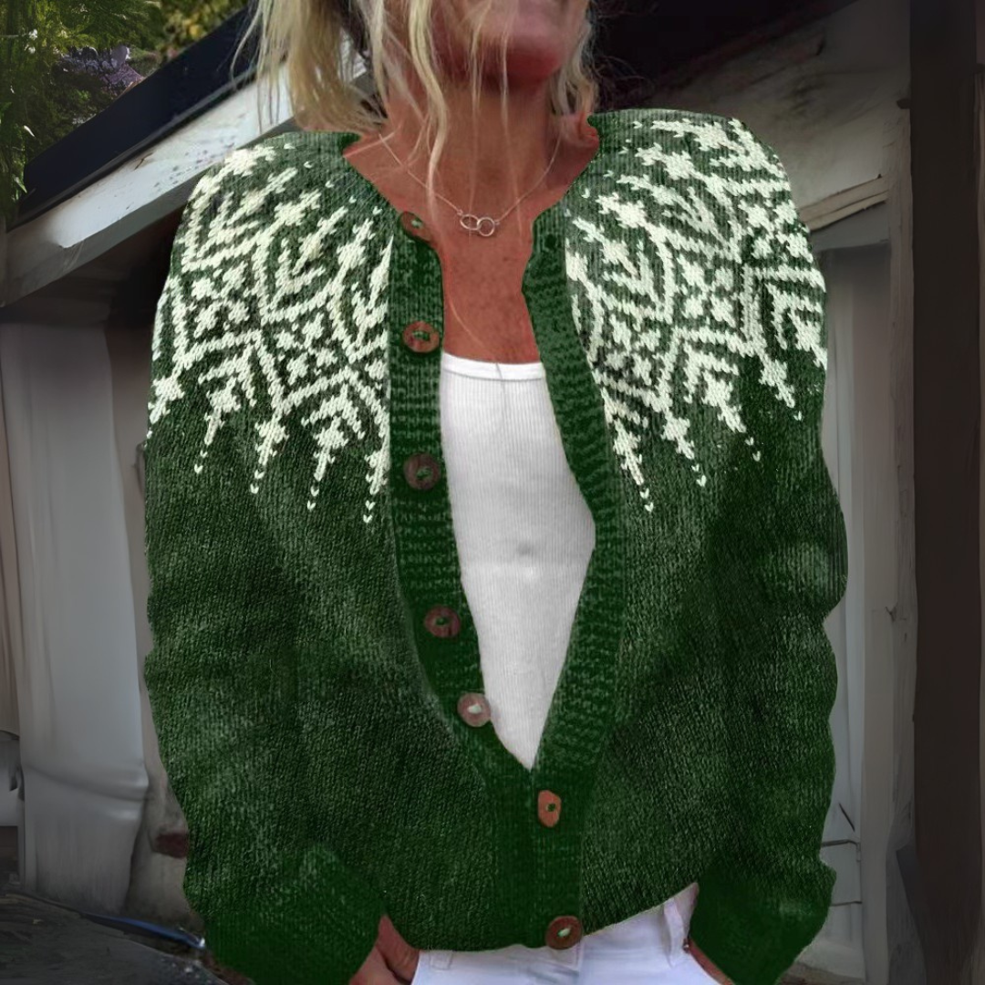 Nadia Nordic Knit Cardigan
