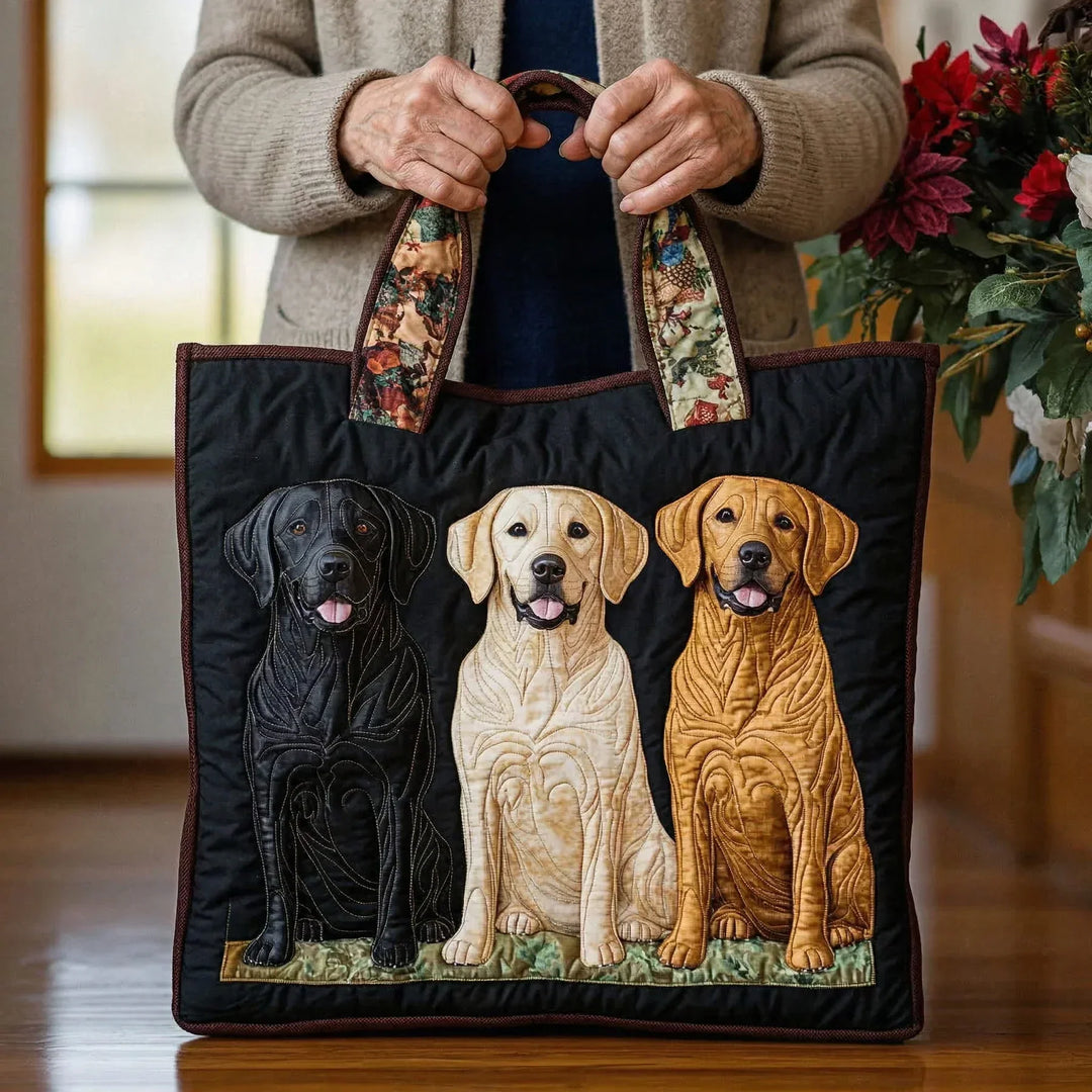 Borsa Artigianale tre Labrador – Idea Regalo