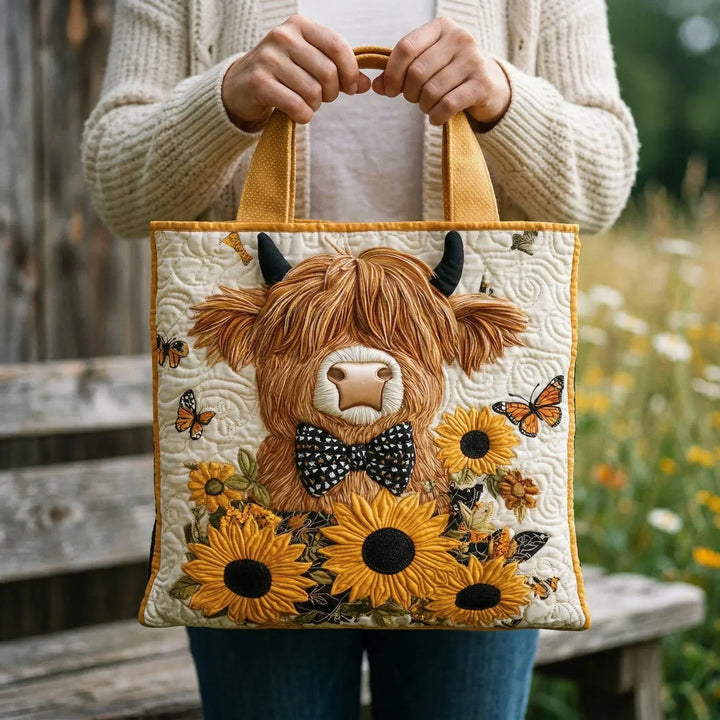 Borsa Artigianale mucca e girasoli – Idea Regalo
