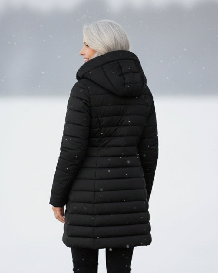 Lucinda Fleece-Lined Hooded Puffer Jacket
