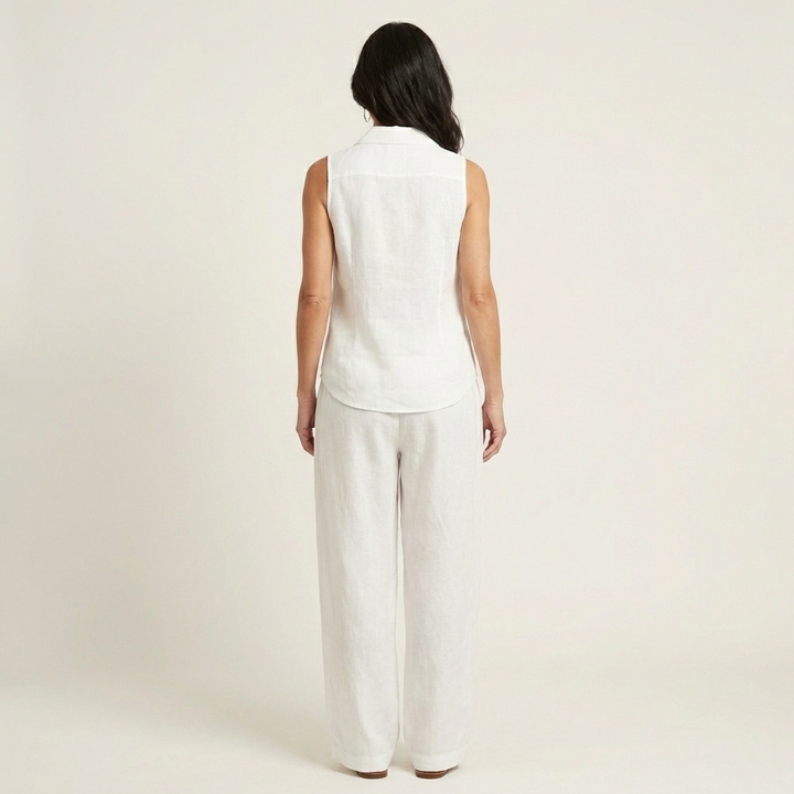 Twiila | Wickeloberteil & Weite-Hosen-Set
