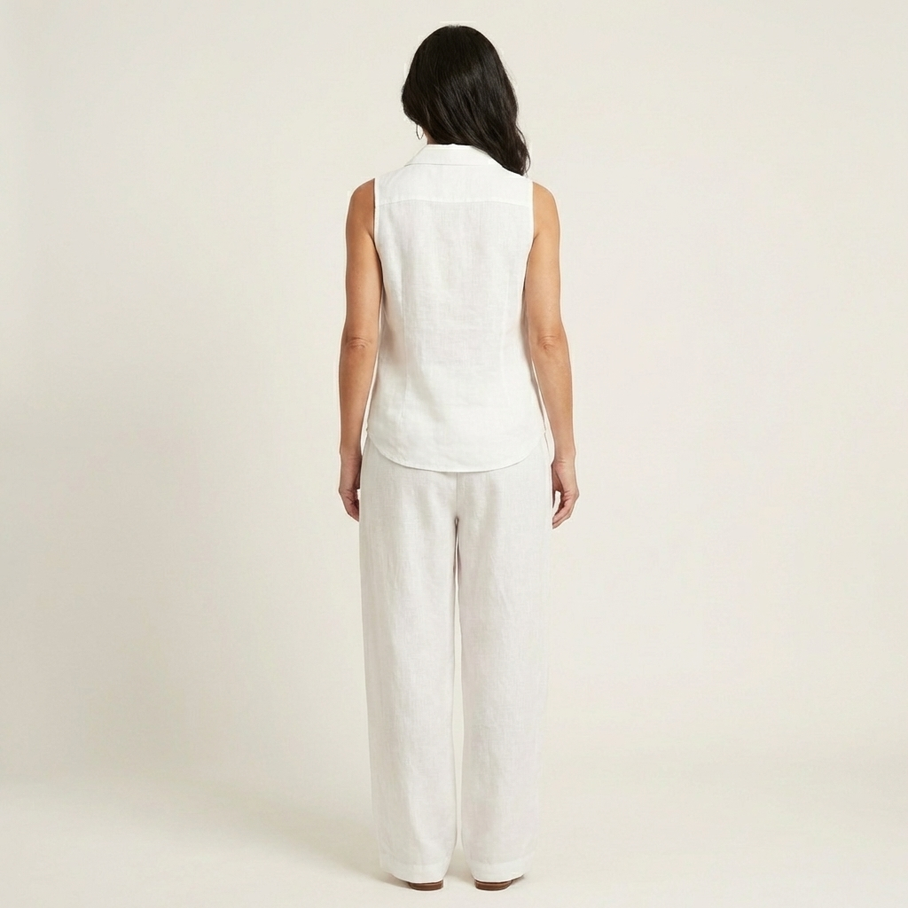 Twiila | Wrap-Top & Wide-Leg Set