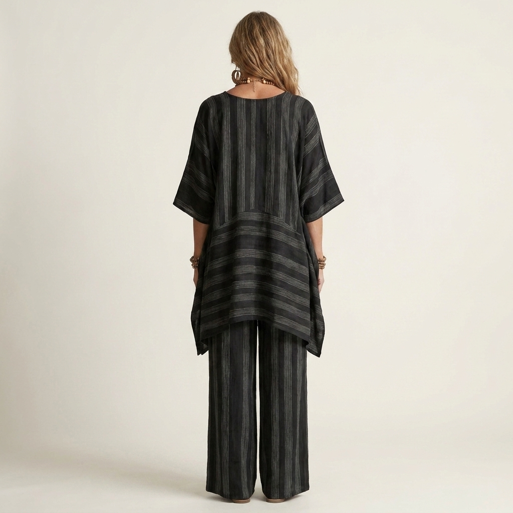 Kiara | Two-piece striped set