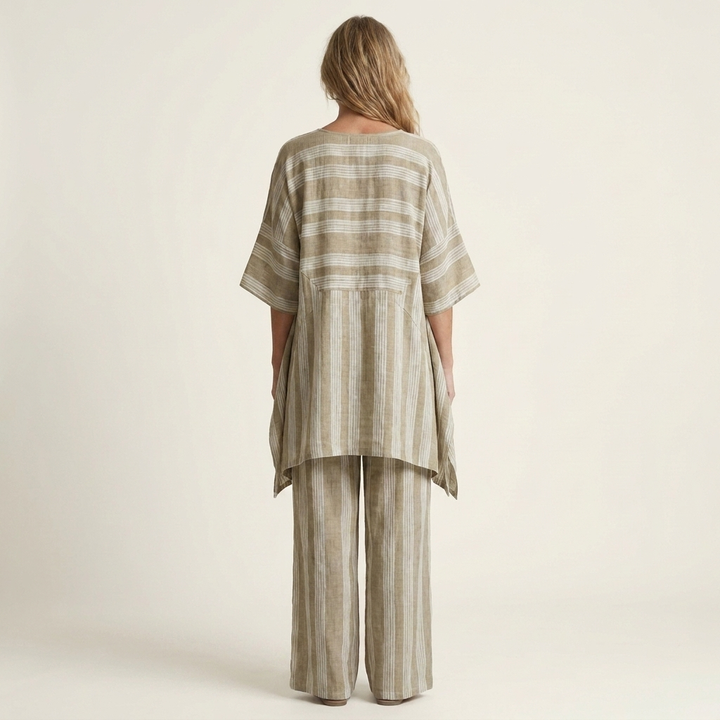Kiara | Two-piece striped set