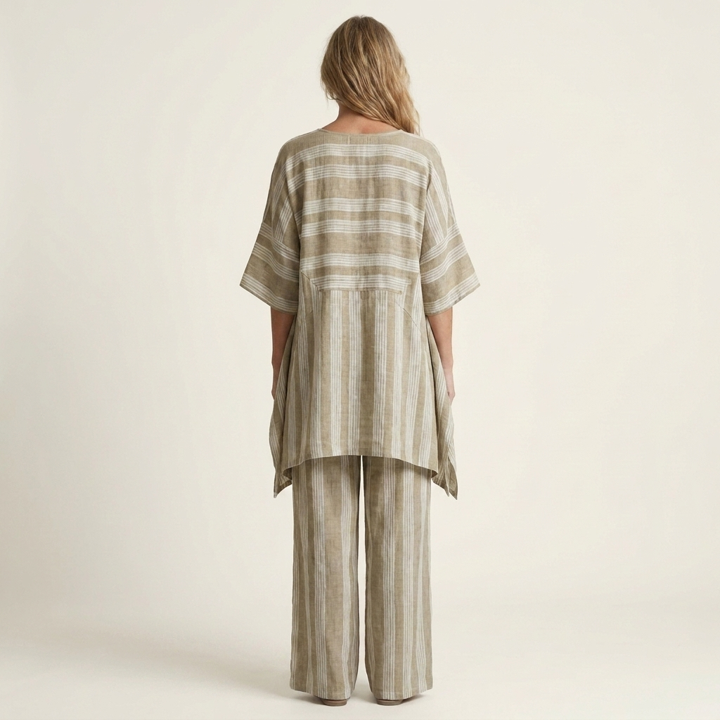 Clara | Striped Two-Piece Set