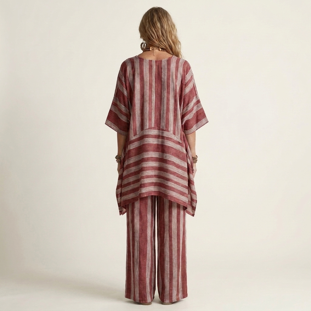Kiara | Two-piece striped set