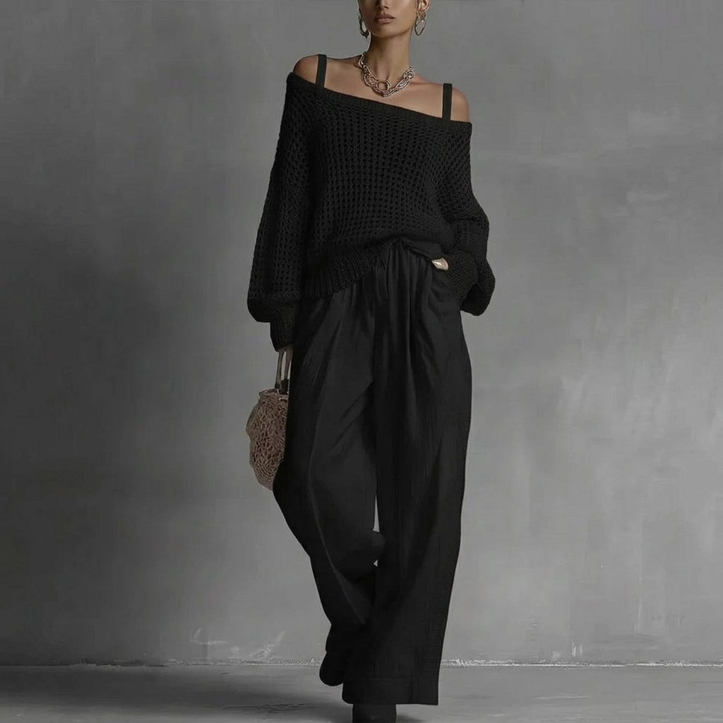 Claribel™ | Off-Shoulder Wide-Leg Set