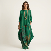 Cariola | Two-piece set with an asymmetrical tunic