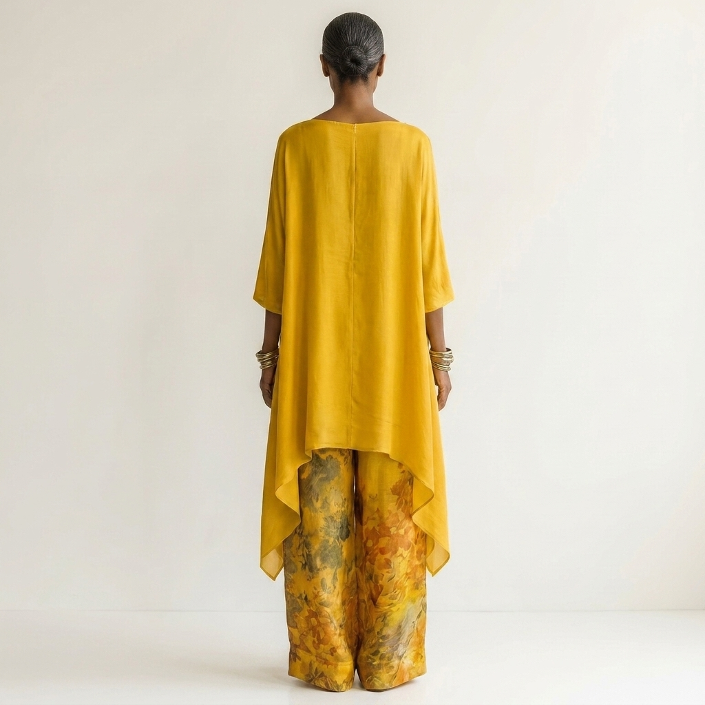 Cariola | Two-piece set with an asymmetrical tunic