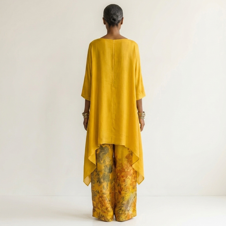 Cariola | Two-piece set with an asymmetrical tunic