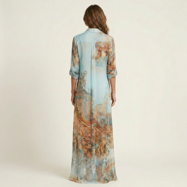 Lanie | Maxi shirt dress