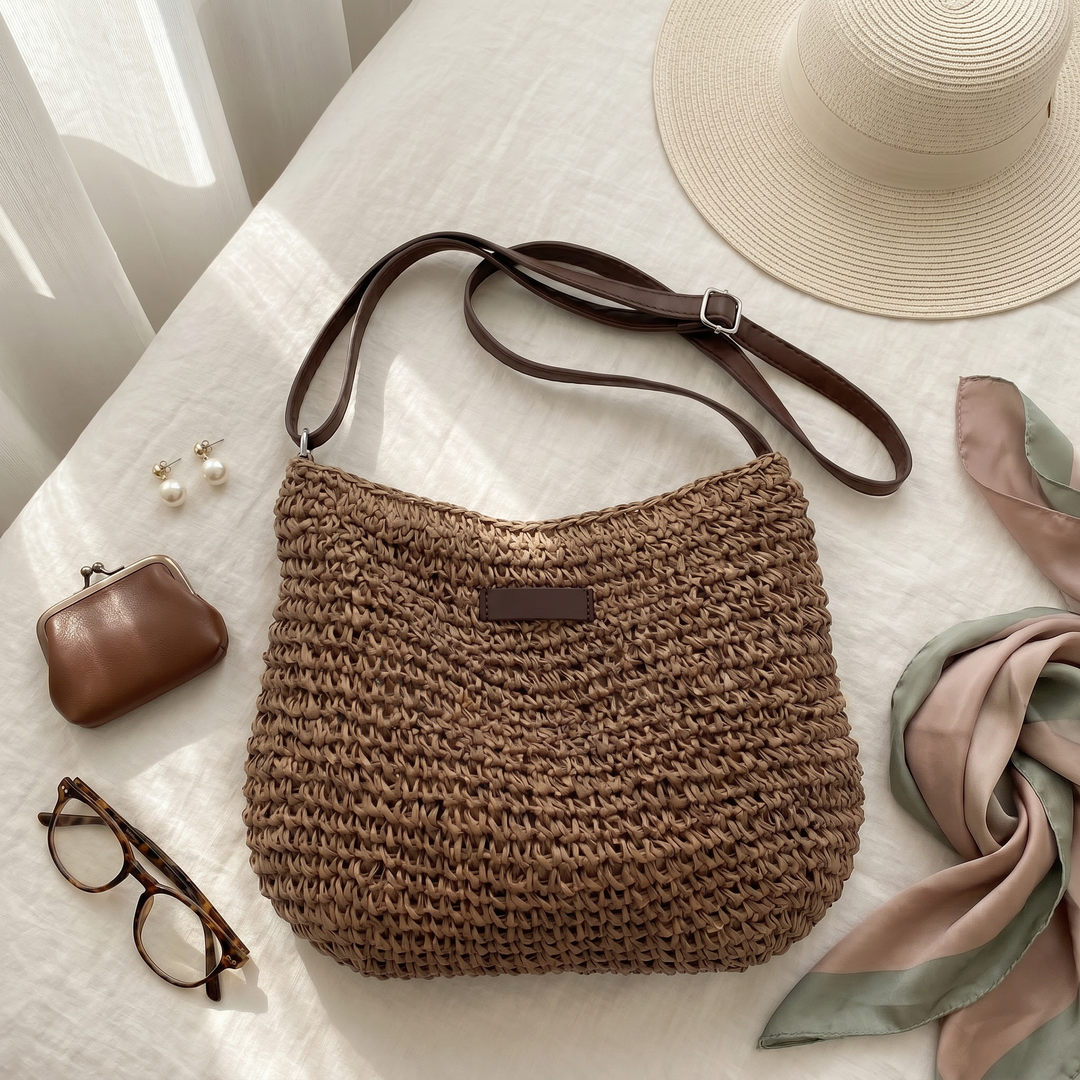 Simona™ | Women's Woven Crossbody Bag